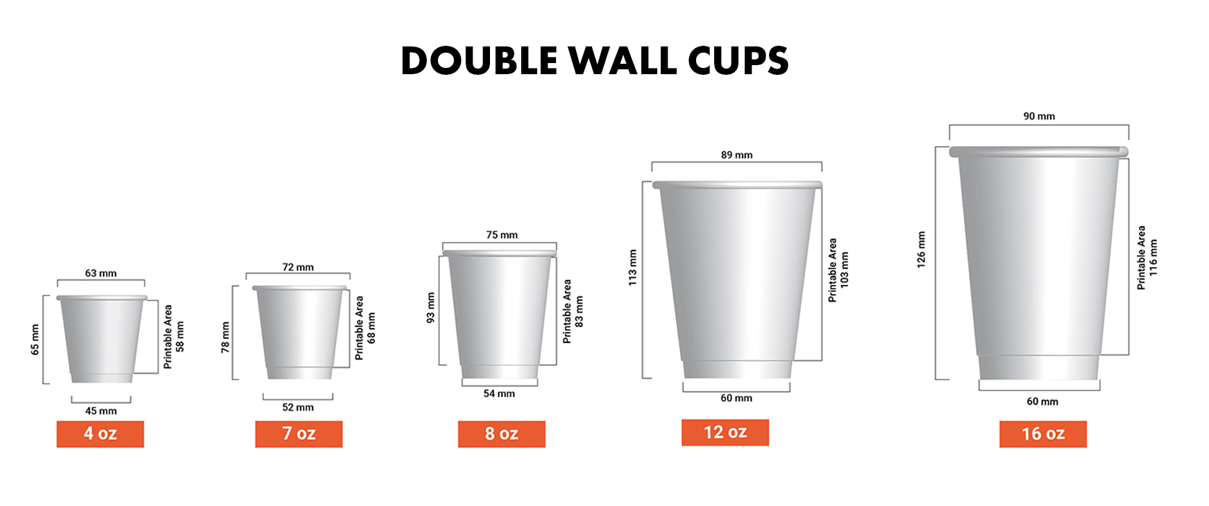 Double Wall Cups – Golden paper cups: Manufactures in paper Cups, Ice cream  cups, Fries Cups, Container Cups, Plastic bags, paper bags, sandwitch bags,  aluminium boxes & containers, pizza boxes , food